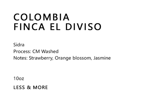 Colombia Finca El Diviso CM washed